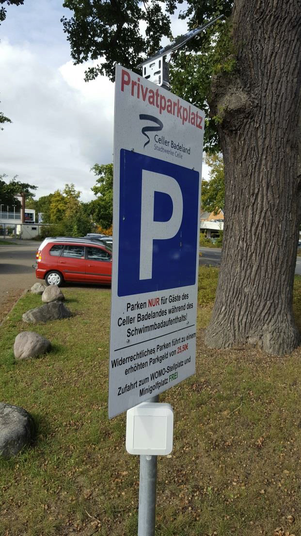 Privatparkplatz